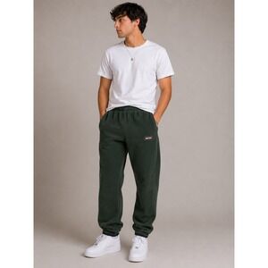 Y2K Nautica‎ Competition Green Fleece Jogger Pants L |P1
